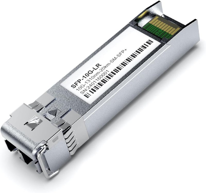 GESD SFP+ 10GBase-LR 1310nm SingleMode Module, 10G LC SMF Fiber Optic Transceiver for Cisco, Ubiquiti UniFi UF-SM-10G, Meraki MA-SFP-10GB-LR, Netgear, Fortinet, TP-Link and More (1310nm DDM 20km) - Image 1